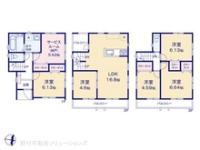 【神奈川県/川崎市川崎区小田】川崎市川崎区小田3丁目 新築一戸建て 間取り図