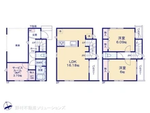 【神奈川県/川崎市幸区古川町】川崎市幸区古川町 新築一戸建て 間取り図
