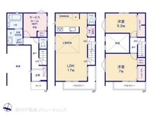 【神奈川県/川崎市川崎区鋼管通】川崎市川崎区鋼管通1丁目 新築一戸建て 間取り図