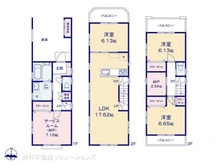 【神奈川県/川崎市幸区紺屋町】川崎市幸区紺屋町 新築一戸建て 間取り図