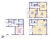 【神奈川県/川崎市川崎区田町】川崎市川崎区田町2丁目 新築一戸建て 間取り図