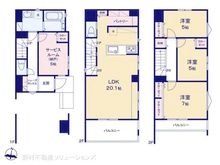 【神奈川県/川崎市川崎区京町】川崎市川崎区京町2丁目 新築一戸建て 間取り図