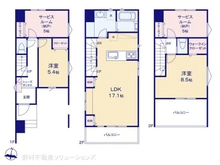 【神奈川県/川崎市川崎区京町】川崎市川崎区京町2丁目 新築一戸建て 間取り図