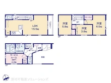 【神奈川県/川崎市川崎区渡田】川崎市川崎区渡田2丁目 新築一戸建て 間取り図