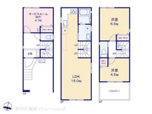 【神奈川県/横浜市鶴見区下末吉】横浜市鶴見区下末吉1丁目 新築一戸建て 間取り図
