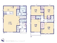 【神奈川県/横浜市鶴見区寛政町】横浜市鶴見区寛政町 新築一戸建て 間取り図