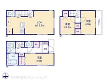 【神奈川県/川崎市川崎区藤崎】川崎市川崎区藤崎2丁目 新築一戸建て 間取り図