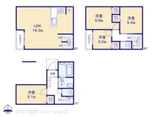 【神奈川県/川崎市幸区小倉】川崎市幸区小倉4丁目 新築一戸建て 間取り図