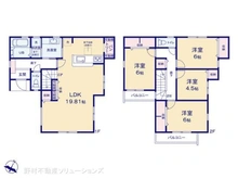 【神奈川県/横浜市鶴見区寛政町】横浜市鶴見区寛政町 新築一戸建て 間取り図