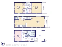 【神奈川県/川崎市川崎区桜本】川崎市川崎区桜本2丁目 新築一戸建て 間取り図