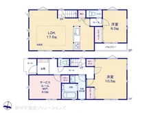 【神奈川県/川崎市幸区小向町】川崎市幸区小向町 新築一戸建て 間取り図