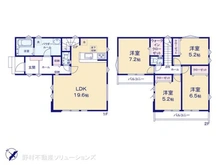 【神奈川県/横浜市鶴見区北寺尾】横浜市鶴見区北寺尾6丁目 新築一戸建て 間取り図