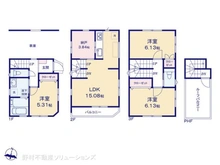 【神奈川県/川崎市川崎区小田】川崎市川崎区小田6丁目 新築一戸建て 間取り図
