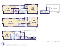 【神奈川県/川崎市幸区小倉】川崎市幸区小倉3丁目 新築一戸建て 間取り図