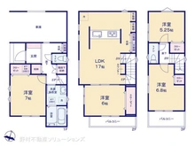 【神奈川県/川崎市川崎区京町】川崎市川崎区京町3丁目 新築一戸建て 間取り図