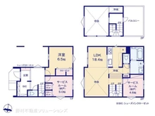 【神奈川県/川崎市川崎区小田】川崎市川崎区小田1丁目 新築一戸建て 間取り図