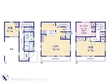 【神奈川県/横浜市鶴見区本町通】横浜市鶴見区本町通2丁目 新築一戸建て 間取り図