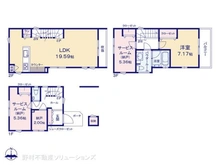 【神奈川県/横浜市鶴見区元宮】横浜市鶴見区元宮1丁目 新築一戸建て 間取り図