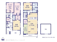 【神奈川県/川崎市川崎区台町】川崎市川崎区台町 新築一戸建て 間取り図