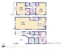 【神奈川県/川崎市幸区東古市場】川崎市幸区東古市場 新築一戸建て 間取り図