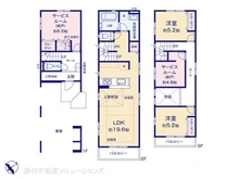 【神奈川県/川崎市川崎区大島上町】川崎市川崎区大島上町 新築一戸建て 間取り図