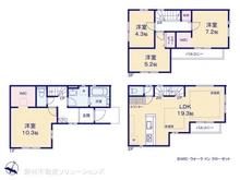 【神奈川県/川崎市川崎区京町】川崎市川崎区京町1丁目 新築一戸建て 間取り図