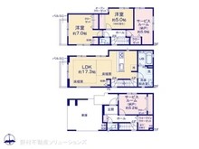 【神奈川県/川崎市川崎区大島】川崎市川崎区大島4丁目 新築一戸建て 間取り図
