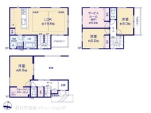 【神奈川県/川崎市川崎区小田】川崎市川崎区小田1丁目 新築一戸建て 間取り図