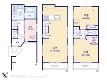 【神奈川県/横浜市鶴見区馬場】横浜市鶴見区馬場1丁目 新築一戸建て 間取り図