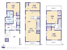 【神奈川県/川崎市幸区下平間】川崎市幸区下平間 新築一戸建て 間取り図
