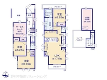 【東京都/中野区沼袋】中野区沼袋1丁目 新築一戸建て 間取り図