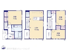 【東京都/杉並区高円寺南】杉並区高円寺南1丁目 新築一戸建て 間取り図