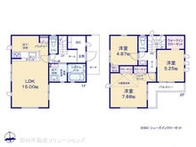 【東京都/練馬区谷原】練馬区谷原6丁目 新築一戸建て 間取り図
