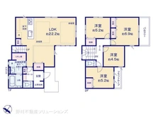 【東京都/練馬区大泉学園町】練馬区大泉学園町2丁目 新築一戸建て 間取り図