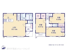 【東京都/練馬区東大泉】練馬区東大泉7丁目 新築一戸建て 間取り図
