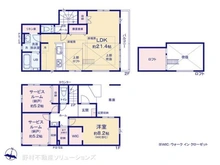 【東京都/練馬区関町北】練馬区関町北5丁目 新築一戸建て 間取り図