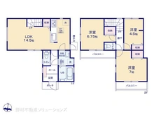 【東京都/西東京市北町】西東京市北町1丁目 新築一戸建て 間取り図