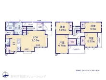 【東京都/練馬区谷原】練馬区谷原6丁目 新築一戸建て 間取り図
