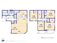 【東京都/練馬区東大泉】練馬区東大泉7丁目 新築一戸建て 間取り図