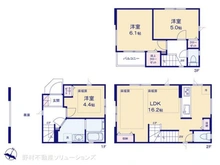 【東京都/西東京市ひばりが丘北】西東京市ひばりが丘北2丁目 新築一戸建て 間取り図