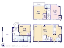 【東京都/西東京市ひばりが丘北】西東京市ひばりが丘北2丁目 新築一戸建て 間取り図