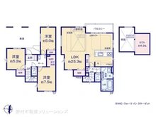 【東京都/練馬区石神井町】練馬区石神井町8丁目 新築一戸建て 間取り図