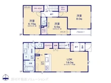 【東京都/練馬区西大泉】練馬区西大泉1丁目 新築一戸建て 間取り図