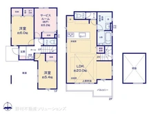 【東京都/西東京市谷戸町】西東京市谷戸町3丁目 新築一戸建て 間取り図
