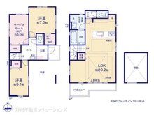 【東京都/西東京市谷戸町】西東京市谷戸町3丁目 新築一戸建て 間取り図