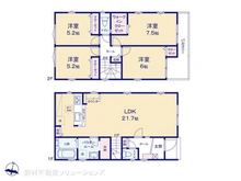 【東京都/練馬区西大泉】練馬区西大泉6丁目 新築一戸建て 間取り図