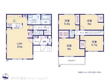 【東京都/練馬区西大泉】練馬区西大泉6丁目 新築一戸建て 間取り図