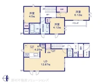 【東京都/練馬区南田中】練馬区南田中4丁目 新築一戸建て 間取り図