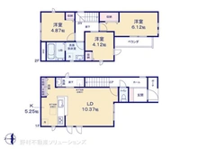【東京都/練馬区南田中】練馬区南田中4丁目 新築一戸建て 間取り図