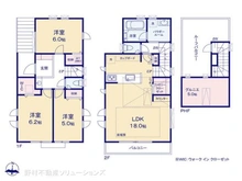 【東京都/練馬区大泉町】練馬区大泉町2丁目 新築一戸建て 間取り図
